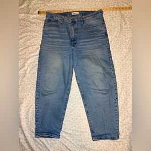 Madewell Petite Balloon Jeans in Whistler Wash